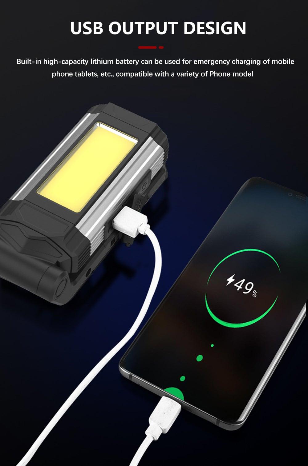 Rechargeable LED Work Light with Magnetic Base