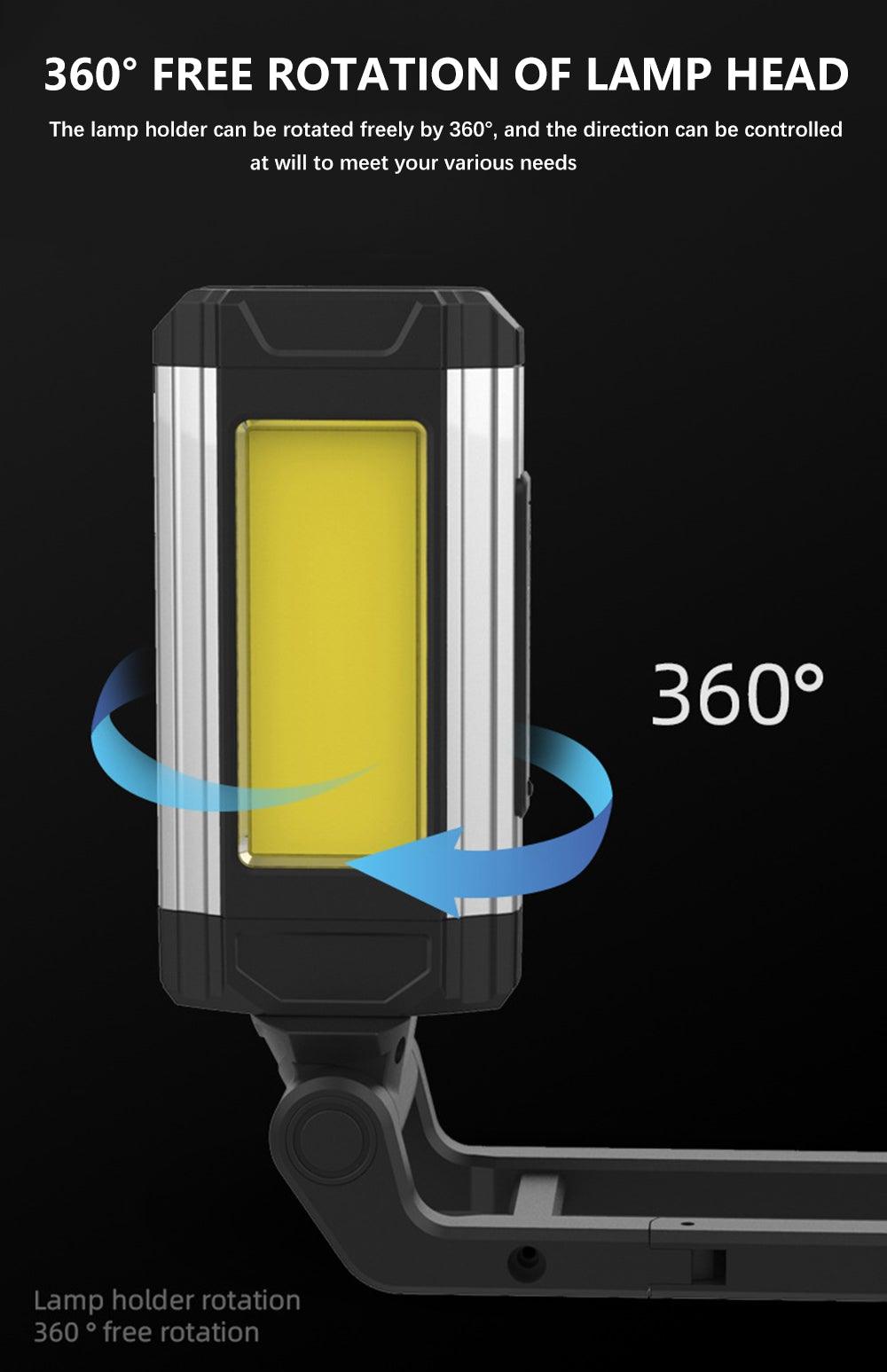 Rechargeable LED Work Light with Magnetic Base