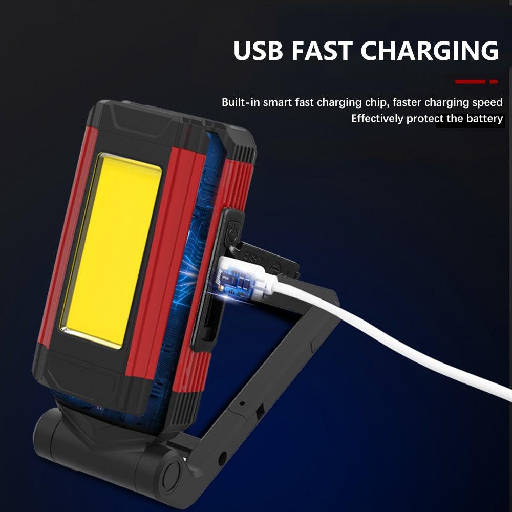 Rechargeable LED Work Light with Magnetic Base