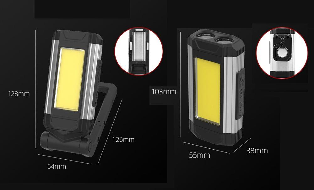 Rechargeable LED Work Light with Magnetic Base