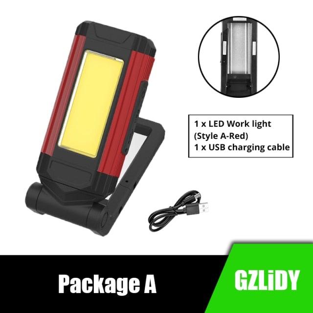 Rechargeable LED Work Light with Magnetic Base